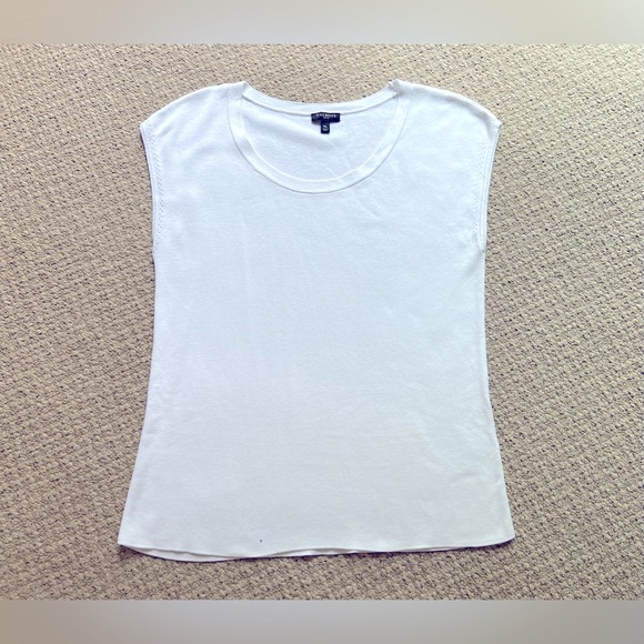 Talbots White Sweater Shell Size MP - Picture 1 of 4